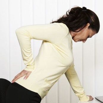 Dor lumbar nunha muller